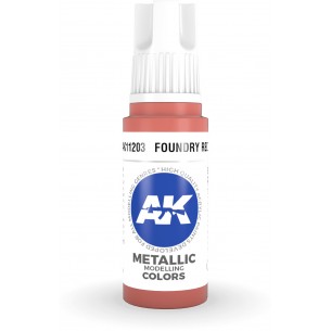 AK Metallic - Foundry Red (17ml) - AK11203
