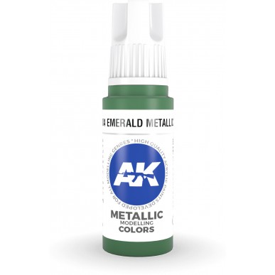 AK Metallic - Emerald Metallic Green (17ml) - AK11204