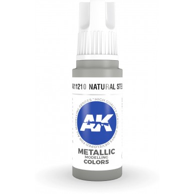 AK Metallic - Natural Steel (17ml) - AK11210