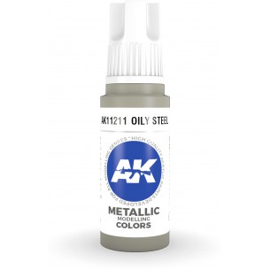 AK Metallic - Oily Steel (17ml) - AK11211