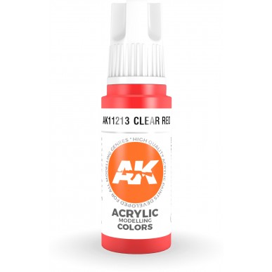 AK Acrylic - Clear Red (17ml) - AK11213