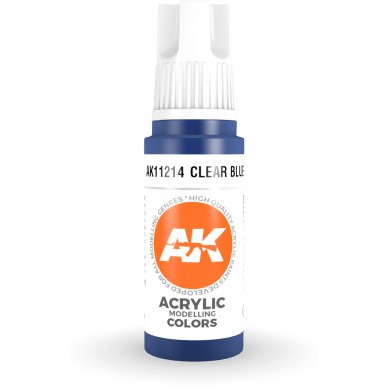 AK Acrylic - Clear Blue (17ml) - AK11214