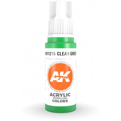 AK Acrylic - Clear Green (17ml) - AK11216