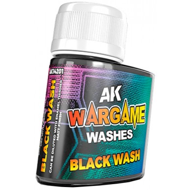 AK Wargame Washes - Black Wash (35ml)...