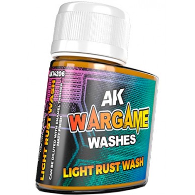 AK Wargame Washes - Light Rust Wash...