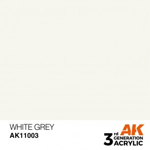 AK Acrylic - White Grey (17ml) - AK11003 2