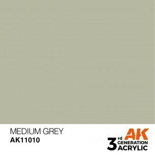 AK Acrylic - Medium Grey (17ml) - AK11010 2