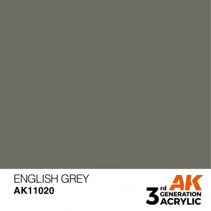 AK Acrylic - English Grey (17ml) - AK11020 2