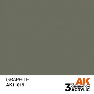 AK Acrylic - Graphite (17ml) - AK11019 2