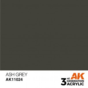 AK Acrylic - Ash Grey (17ml) - AK11024 2