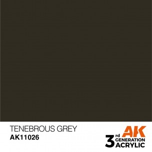 AK Acrylic - Tenebrous Grey (17ml) - AK11026 2