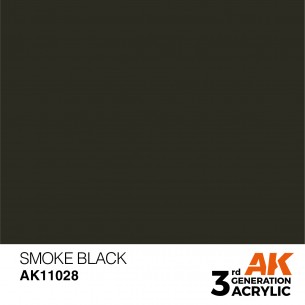 AK Acrylic - Smoke Black (17ml) - AK11028 2