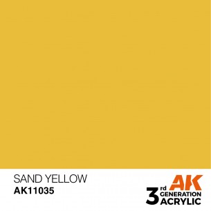 AK Acrylic - Sand Yellow (17ml) - AK11035 2