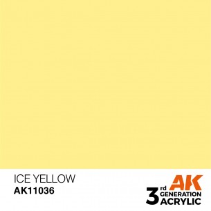 AK Acrylic - Ice Yellow (17ml) - AK11036 2