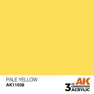 AK Acrylic - Pale Yellow (17ml) - AK11038 2