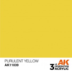 AK Acrylic - Purulent Yellow (17ml) - AK11039 2