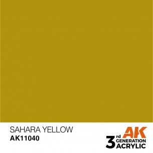 AK Acrylic - Sahara Yellow (17ml) - AK11040 2