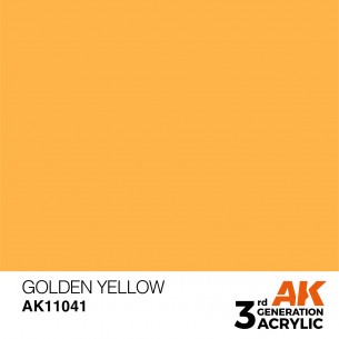 AK Acrylic - Golden Yellow (17ml) - AK11041 2