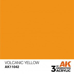 AK Acrylic - Volcanic Yellow (17ml) - AK11042 2