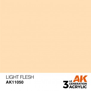 AK Acrylic - Light Flesh (17ml) - AK11050 2