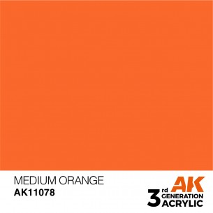 AK Acrylic - Medium Orange (17ml) - AK11078 2