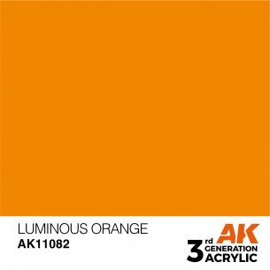 AK Acrylic - Luminous Orange (17ml) - AK11082 2