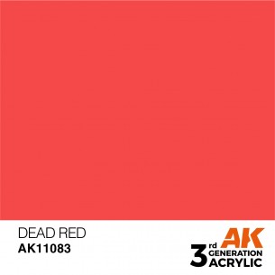 AK Acrylic - Dead Red (17ml) - AK11083 2