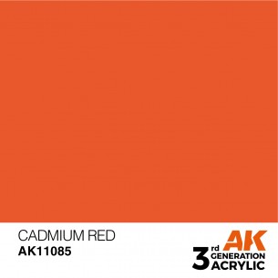 AK Acrylic - Cadmium Red (17ml) - AK11085 2