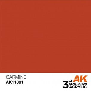 AK Acrylic - Carmine (17ml) - AK11091 2