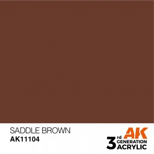 AK Acrylic - Saddle Brown (17ml) - AK11104 2