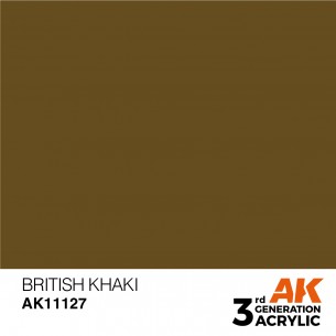 AK Acrylic - British Khaki (17ml) - AK11127 2
