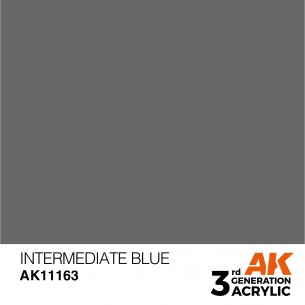 AK Acrylic - Intermediate Blue (17ml) - AK11163 2