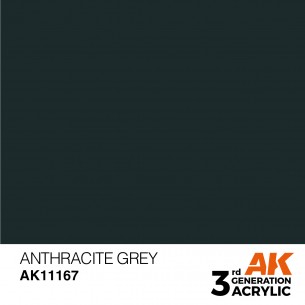 AK Acrylic - Anthracite Grey (17ml) - AK11167 2