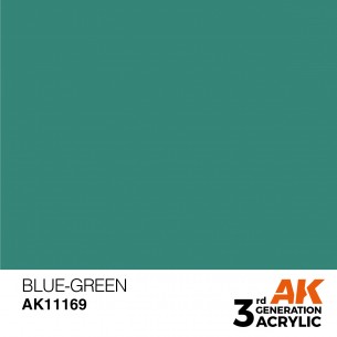 AK Acrylic - Blue-Green (17ml) - AK11169 2