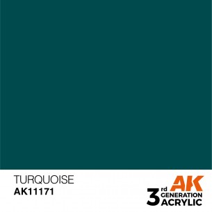 AK Acrylic - Turquoise (17ml) - AK11171 2