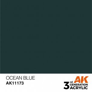 AK Acrylic - Ocean Blue (17ml) - AK11173 2