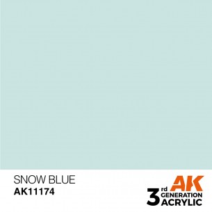 AK Acrylic - Snow Blue (17ml) - AK11174 2