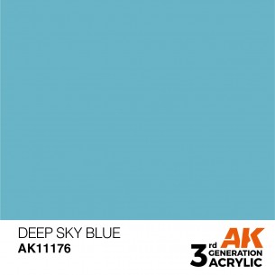 AK Acrylic - Deep Sky Blue (17ml) - AK11176 2