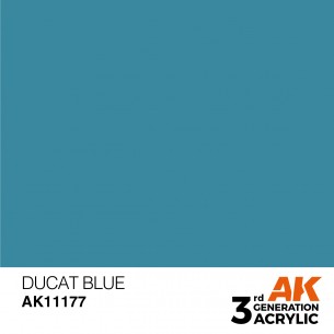 AK Acrylic - Ducat Blue (17ml) - AK11177 2