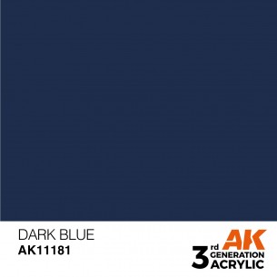 AK Acrylic - Dark Blue (17ml) - AK11181 2
