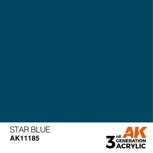 AK Acrylic - Star Blue (17ml) - AK11185 2