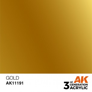 AK Metallic - Gold (17ml) - AK11191 2