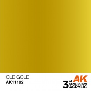 AK Metallic - Old Gold (17ml) - AK11192 2