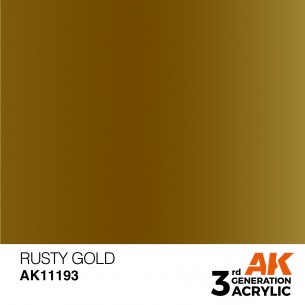 AK Metallic - Rusty Gold (17ml) - AK11193 2