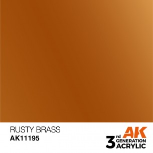 AK Metallic - Rusty Brass (17ml) - AK11195 2