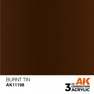AK Metallic - Burnt Tin (17ml) - AK11198 2