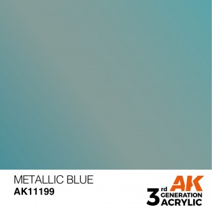 AK Metallic - Metallic Blue (17ml) - AK11199 2