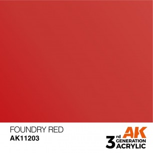 AK Metallic - Foundry Red (17ml) - AK11203 2