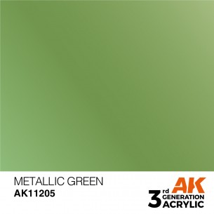 AK Metallic - Metallic Green (17ml) - AK11205 2
