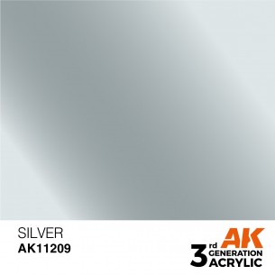 AK Metallic - Silver (17ml) - AK11209 2